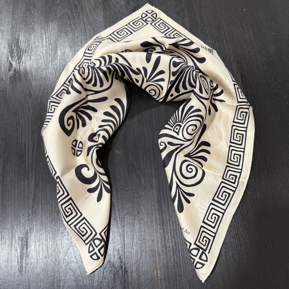 Vintage The MET Metropolitan Museum of Art Silk Scarf